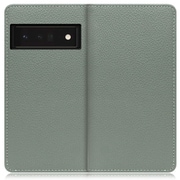 WORK47GG-DG-GPX6P [LOOF Book Google Pixel 6 Pro用 本革スマホケース/スタンド機能＆カードポケット付き ダルグリーン]