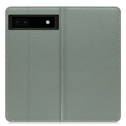 WORK47GG-DG-GPX6A [LOOF Book Google Pixel 6a用 本革スマホケース/スタンド機能＆カードポケット付き ダルグリーン]
