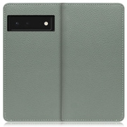 WORK47GG-DG-GPX6 [LOOF Book Google Pixel 6用 本革スマホケース/スタンド機能＆カードポケット付き ダルグリーン]