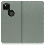 WORK47GG-DG-GPX4A [LOOF Book Google Pixel 4a用 本革スマホケース/スタンド機能＆カードポケット付き ダルグリーン]