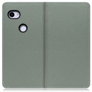 WORK47GG-DG-3AXL [LOOF Book Google Pixel 3a XL用 本革スマホケース/スタンド機能＆カードポケット付き ダルグリーン]