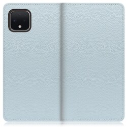 WORK47GG-BU-PX4 [LOOF Book Google Pixel 4用 本革スマホケース/スタンド機能＆カードポケット付き スカイブルー]