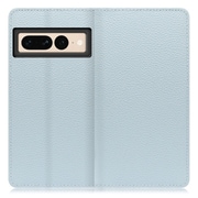 WORK47GG-BU-GPX7P [LOOF Book Google Pixel 7 Pro用 本革スマホケース/スタンド機能＆カードポケット付き スカイブルー]