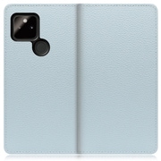 WORK47GG-BU-GPX5A5G [LOOF Book Google Pixel 5a（5G）用 本革スマホケース/スタンド機能＆カードポケット付き スカイブルー]