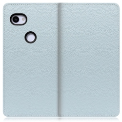 WORK47GG-BU-3AXL [LOOF Book Google Pixel 3a XL用 本革スマホケース/スタンド機能＆カードポケット付き スカイブルー]