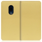 WORK47AO-YL-ZERO2 [LOOF Book AQUOS zero2用 本革スマホケース/スタンド機能＆カードポケット付き ジャスミンイエロー]
