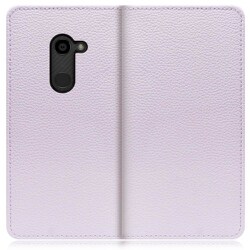 WORK47AO-PL-ZERO [LOOF Book AQUOS zero用 本革スマホケース/スタンド機能＆カードポケット付き ラベンダー]
