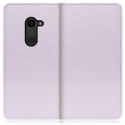 WORK47AO-PL-ZERO [LOOF Book AQUOS zero用 本革スマホケース/スタンド機能＆カードポケット付き ラベンダー]