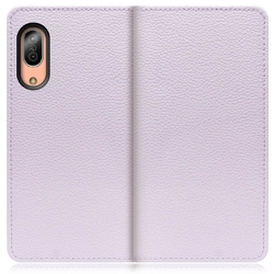 WORK47AO-PL-SEN3 [LOOF Book AQUOS sense3/sense3 lite/sense3 basic用 本革スマホケース/スタンド機能＆カードポケット付き ラベンダー]