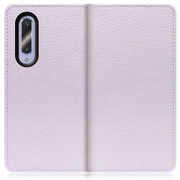 WORK47AO-PL-AZ5GB [LOOF Book AQUOS zero5G basic用 本革スマホケース/スタンド機能＆カードポケット付き ラベンダー]