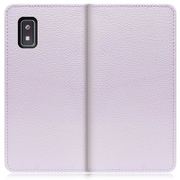 WORK47AO-PL-AWISH [LOOF Book AQUOS wish/wish2用 本革スマホケース/スタンド機能＆カードポケット付き ラベンダー]
