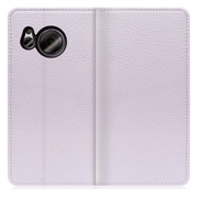 WORK47AO-PL-ASE7P [LOOF Book AQUOS sense7 Plus用 本革スマホケース/スタンド機能＆カードポケット付き ラベンダー]