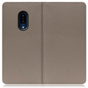 WORK47AO-GB-ZERO2 [LOOF Book AQUOS zero2用 本革スマホケース/スタンド機能＆カードポケット付き グレージュ]