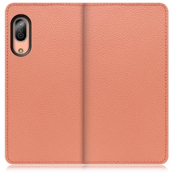 WORK47AO-FM-SEN3 [LOOF Book AQUOS sense3/sense3 lite/sense3 basic用 本革スマホケース/スタンド機能＆カードポケット付き フラミンゴ]