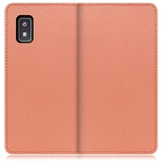 WORK47AO-FM-AWISH [LOOF Book AQUOS wish/wish2用 本革スマホケース/スタンド機能＆カードポケット付き フラミンゴ]