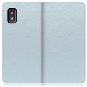 WORK47AO-BU-AWISH [LOOF Book AQUOS wish/wish2用 本革スマホケース/スタンド機能＆カードポケット付き スカイブルー]