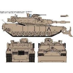 ライフィールドモデル 5048 M1A1 FEP エイブラムスw/ドーザー