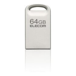 USBメモリ 64GB USB3.2（Gen1）/3.1（Gen1）/3.0/2.0 USB A 超小型 読込最大200MB/s シルバー MF-SU3A064GSV