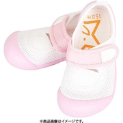 ne1-8030ps-pk-180 [日本製 上履き はだしっこ マジックベルト 園学校用 ピンク 18.0cm]