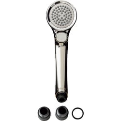 シャワーヘッド メタリック エアビート シャワピタ 節水効果あり 止水機能あり JSB025BM