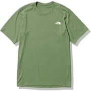 ショートスリーブフラッシュドライスリーディークルー S/S FLASHDRY 3D Crew NT12204 ディープグラスグリーン(DG) Mサイズ [アウトドア カットソー メンズ]