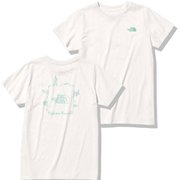 S/Sエクスプロール ソース サーキュレーションティー S/S Explore Source Circulation Tee NTW32392 ホワイト(W) Lサイズ [アウトドア カットソー レディース]