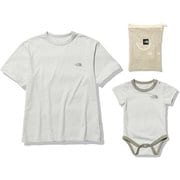 CRショートスリーブティー＆ベビーロンパースセット CR S/S Tee & Baby Rompers Set NTM12312 ティングレー(TI) [カットソー&ベビーロンパース セット]