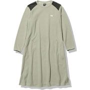 マタニティマイクロフリースワンピース Maternity Micro Fleece One Piece NLM72101 シャドー(SD) SMサイズ [アウトドア フリース マタニティー]