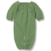 クレイドルコットン2wayロンパース B CRADLE 2WAY ROMP NTB32353 ディープグラスグリーン(DG) BXSサイズ [アウトドア トップス ベビー]