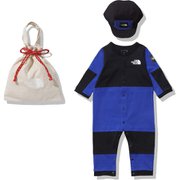 デナリコットンセット B Denali Cotton Set NTB12350 TNFブルー(TB) 80サイズ [ロンパース ベビー]