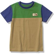 ショートスリーブTNFグランドティー S/S TNF Grand Tee NTJ32338 ケルプタン(KT) 140サイズ [アウトドア トップス 半袖 キッズ]