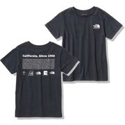 ショートスリーブヒストリカルロゴティー S/S Historical Logo Tee NTJ32356 アーバンネイビー(UN) 140サイズ [アウトドア トップス 半袖 キッズ]