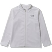 ロングスリーブサンシェードフルジップジャケット L/S Sunshade Full Zip Jacket NTJ12340 オフホワイト(OW) 130サイズ [アウトドア ジャケット キッズ]