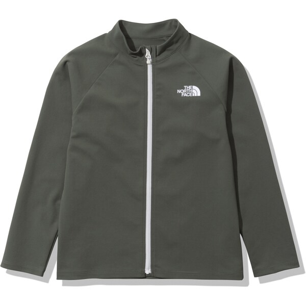 ザ・ノース・フェイス THE NORTH FACEロングスリーブサンシェードフルジップジャケット L/S Sunshade Full Zip Jacket NTJ12340 タイムグリーン(TG) 130サイズ [アウトドア トップス キッズ]Ω