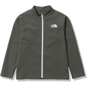 ロングスリーブサンシェードフルジップジャケット L/S Sunshade Full Zip Jacket NTJ12340 タイムグリーン(TG) 150サイズ [アウトドア ジャケット キッズ]