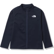 ロングスリーブサンシェードフルジップジャケット L/S Sunshade Full Zip Jacket NTJ12340 アーバンネイビー(UN) 130サイズ [アウトドア ジャケット キッズ]