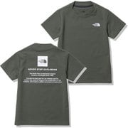ショートスリーブサンシェードティー S/S Sunshade Tee NTJ12342 タイムグリーン(TG) 130サイズ [アウトドア トップス 半袖 キッズ]