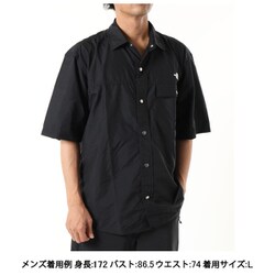 The North Face ヌプシシャツ 半袖 黒 NR22331 XL THE NORTH FACE S/S Nuptse Shirt NR22331 ショートスリーブ