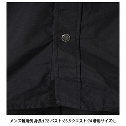 THE NORTH FACE ブラックシャツ XLヌプシ　NR22331 THE NORTH FACE S/S Nuptse Shirt NR22331 ショートスリーブ