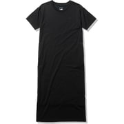 ショートスリーブワンピースクルー S/S Onepiece Crew NTW32357 ブラック(K) Lサイズ [アウトドア ワンピース レディース]