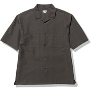 ショートスリーブシアサッカーベントメッシュシャツ S/S Seersucker Vent Mesh Shirt NR22360 アスファルトグレー(AG) Sサイズ [アウトドア シャツ メンズ]