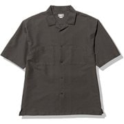ショートスリーブシアサッカーベントメッシュシャツ S/S Seersucker Vent Mesh Shirt NR22360 アスファルトグレー(AG) XLサイズ [アウトドア シャツ メンズ]