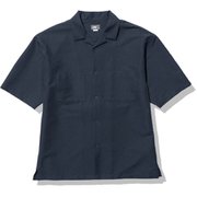 ショートスリーブシアサッカーベントメッシュシャツ S/S Seersucker Vent Mesh Shirt NR22360 アーバンネイビー(UN) Mサイズ [アウトドア シャツ メンズ]