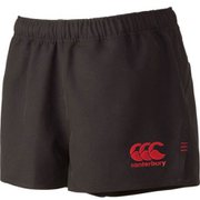 ラグビーショーツ(スタンダードタイプ) ビッグサイズ RUGBY SHORTS(STANDARD) RG26010B ブラック×レッド(BK) 4Lサイズ [ラグビー パンツ メンズウェア]