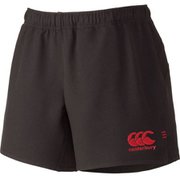 ラグビーショーツ(ロングタイプ) ビックサイズ RUGBY SHORTS(LONG) RG26011B ブラック×レッド(BK) 5Lサイズ [ラグビー パンツ メンズウェア]