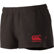 ラグビーショーツ(フィットタイプ) RUGBY SHORTS(FIT) RG26012 ブラック×レッド(BK) Mサイズ [ラグビー パンツ メンズウェア]