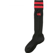 2ラインストッキング JR. 2LINE STOCKINGS ASJ03762 ブラック×レッド(65) サイズ23(23-25cm) [ソックス ジュニア]