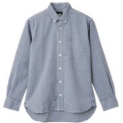 ロングスリーブストレッチボタンダウンシャツ L/S STRETCH BD SHIRT RA42522 ネイビー(NV) 3Lサイズ [アウトドア シャツ メンズ]