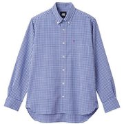 ロングスリーブストレッチボタンダウンシャツ(ビックサイズ) L/S STRETCH BD SHIRT RA42522B ロイヤルブルー(25) 4Lサイズ [アウトドア シャツ メンズ]