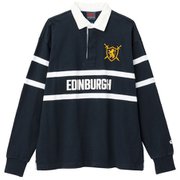 ロングスリーブラガーシャツ L/S RUGGER SHIRT RA43092 ネイビー(29) 3Lサイズ [ポロシャツ メンズ]